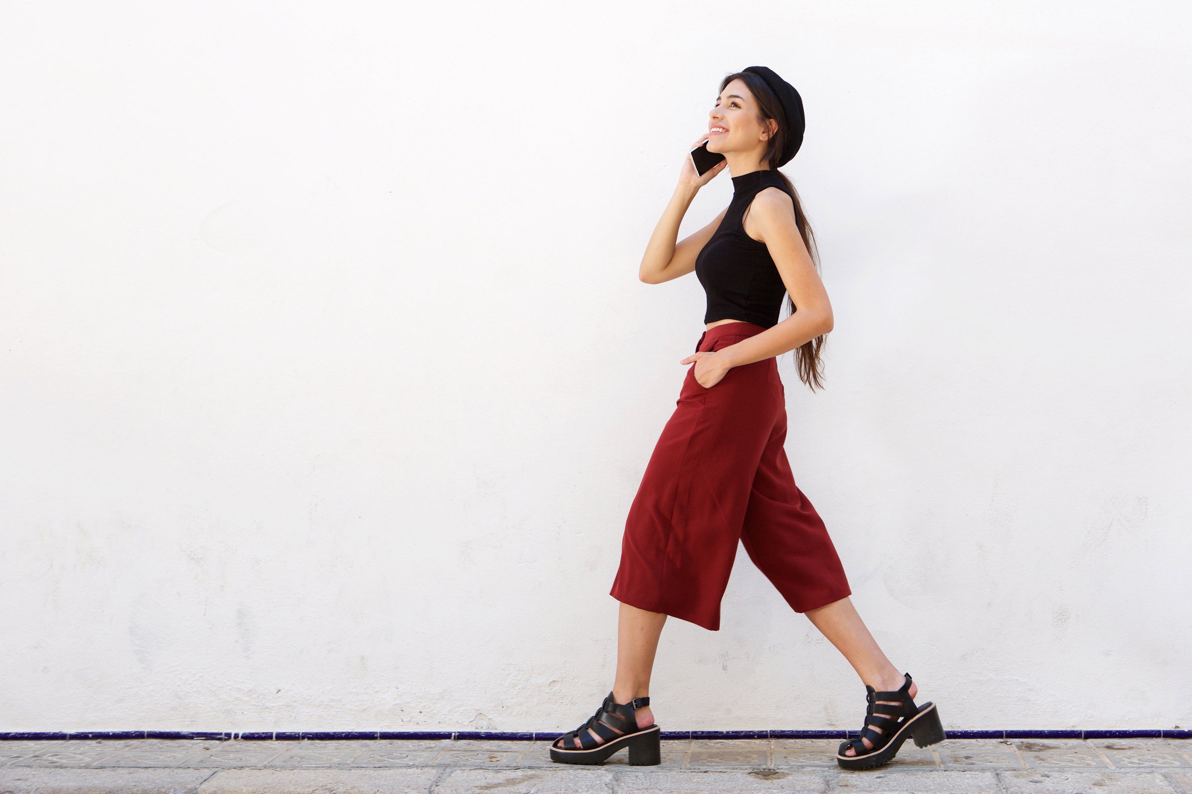 Young Woman Walking